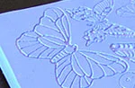 Silicone Texture Plate - Butterfly