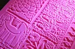Silicone Texture Plate - Indian Elephant