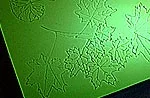Silicone Texture Plate - Leaf cluster 2