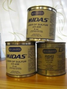 Liver of Sulphur Cans