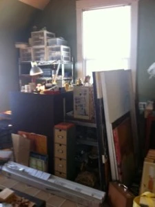 Elaine Luther's Messy Studio