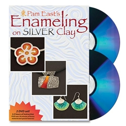 Pam East DVDs are out on Enameling on Copper Clay, Silver Clay